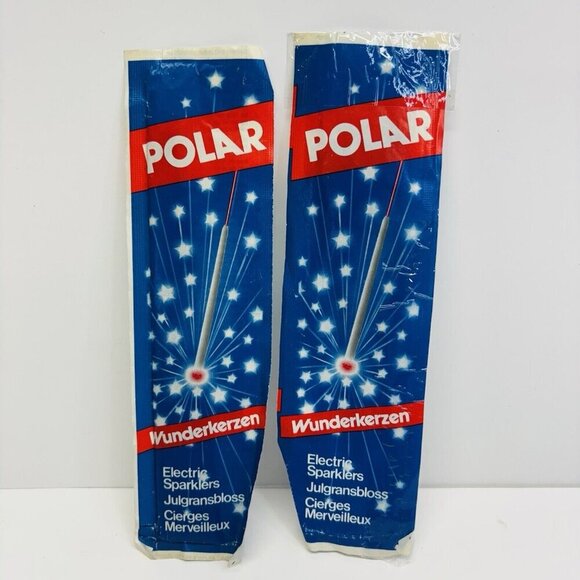 Polar Wunderkerzen Electric Sparklers Lot Of 2 Packs RARE - Picture 1 of 6
